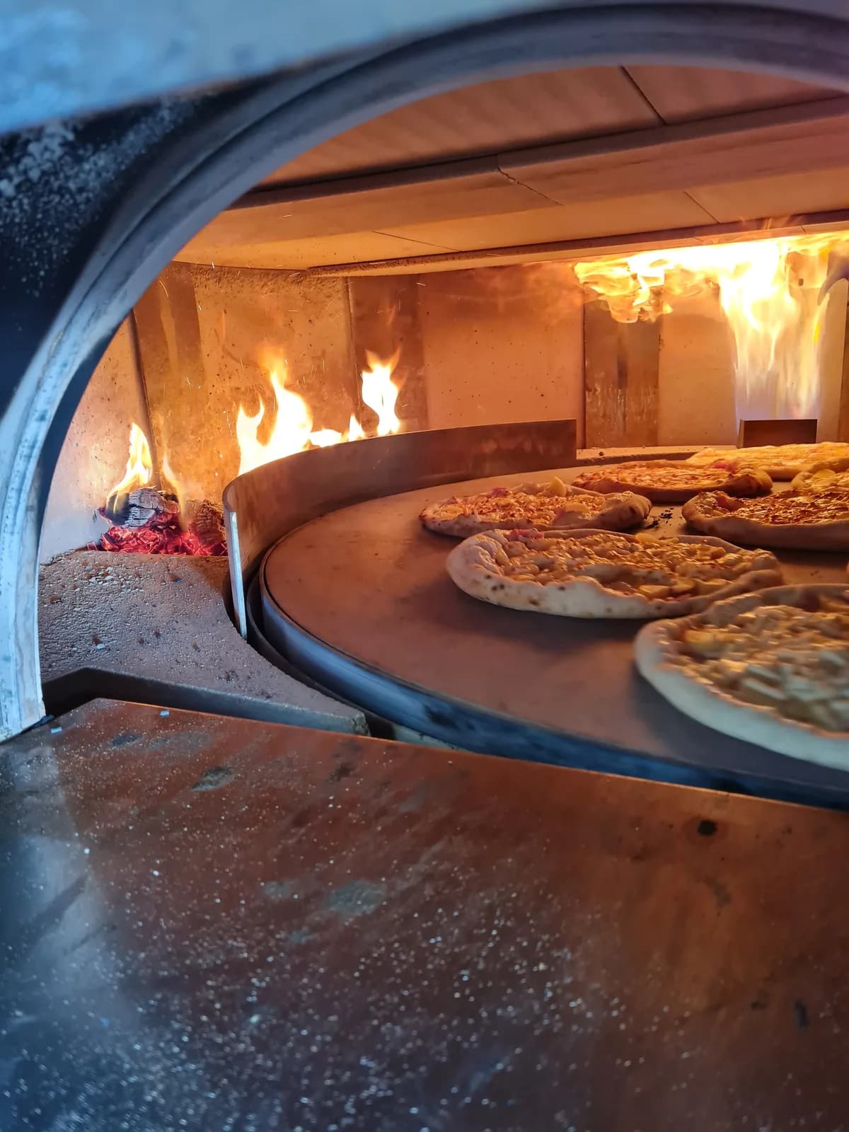 Cuisson au four à bois